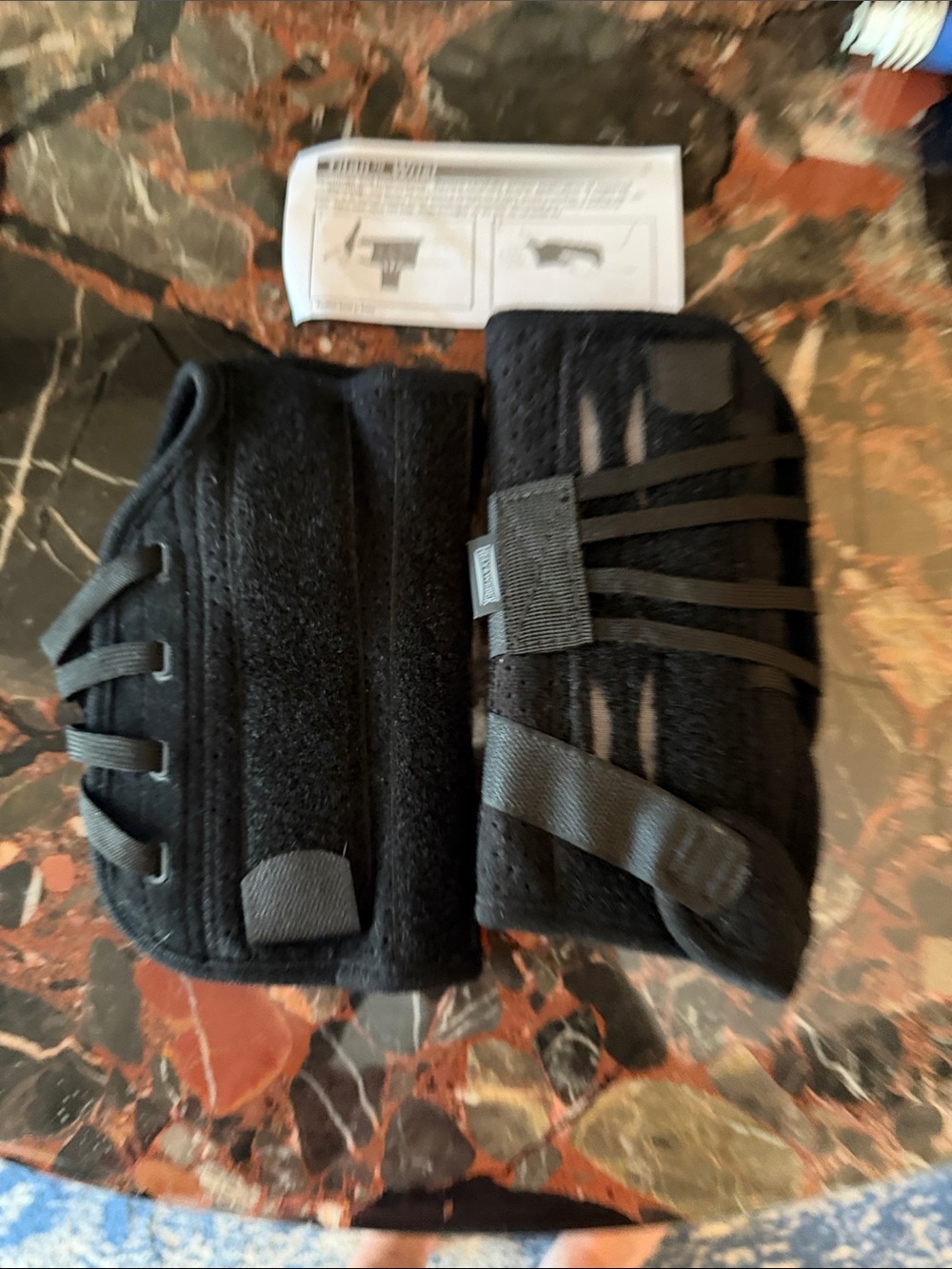 Titan Black Wrist Braces (Pair)